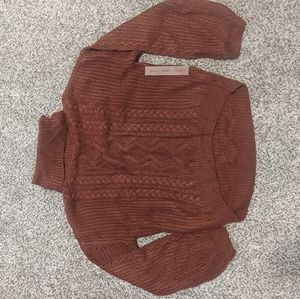 Women's Almost Famous Crop Sweater Size Large